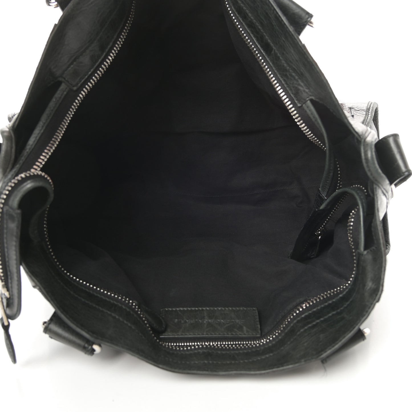 Agneau Giant 21 Silver Hardware Part Time Black