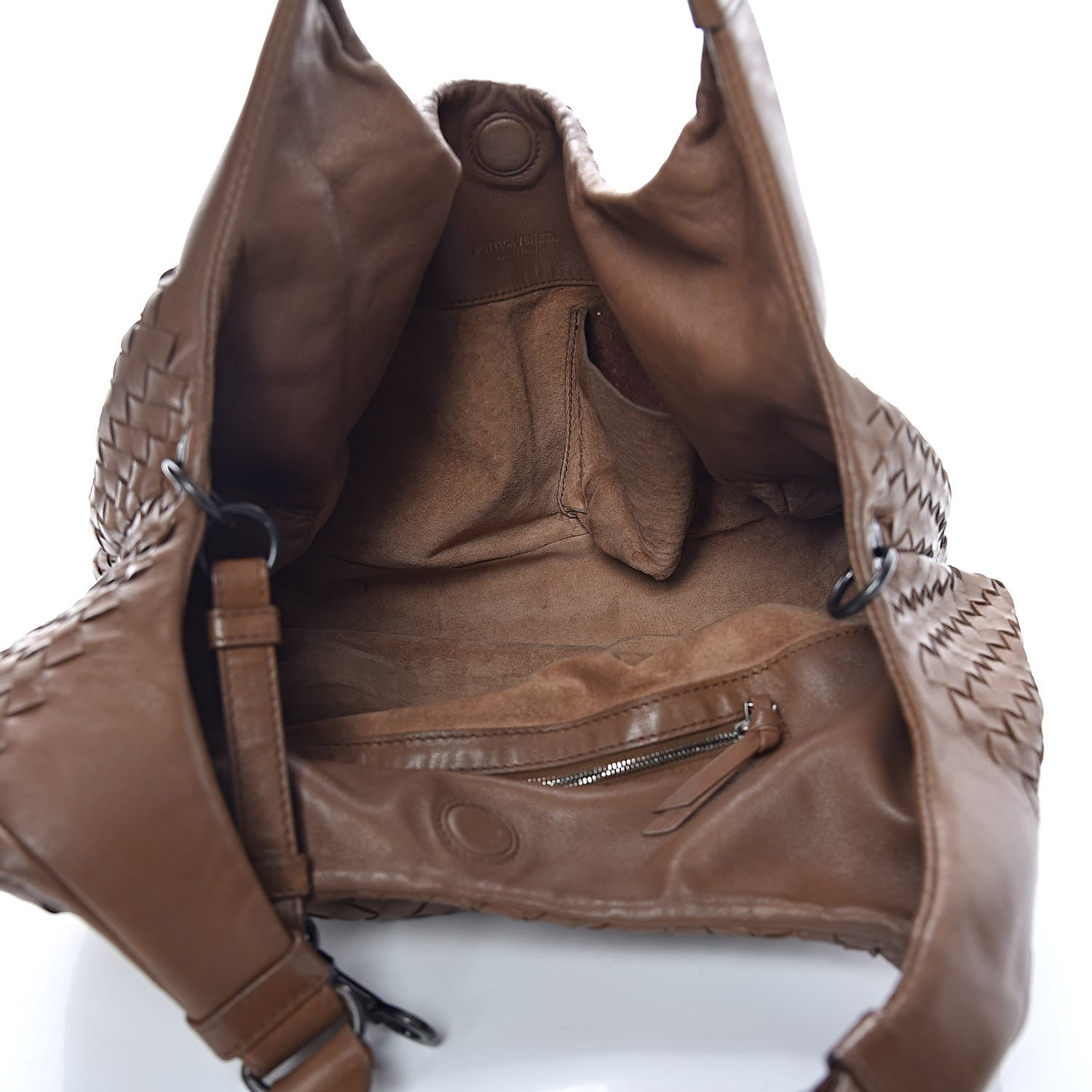 Bottega Veneta Nappa Intrecciato Medium Campana Hobo Noce 5 of 17
