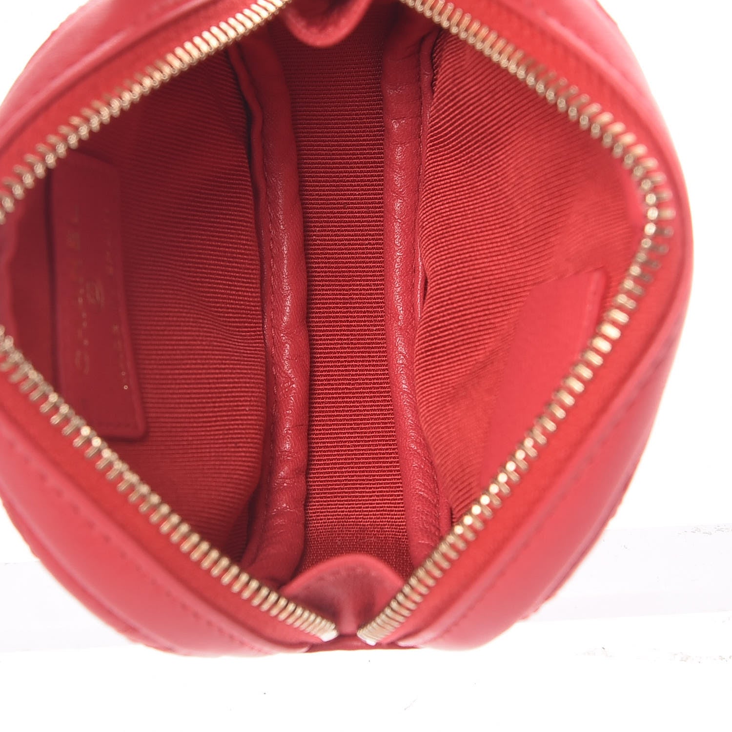 Chanel Lambskin Quilted Zip Around Classic Coin Purse Coral 5 of 8
