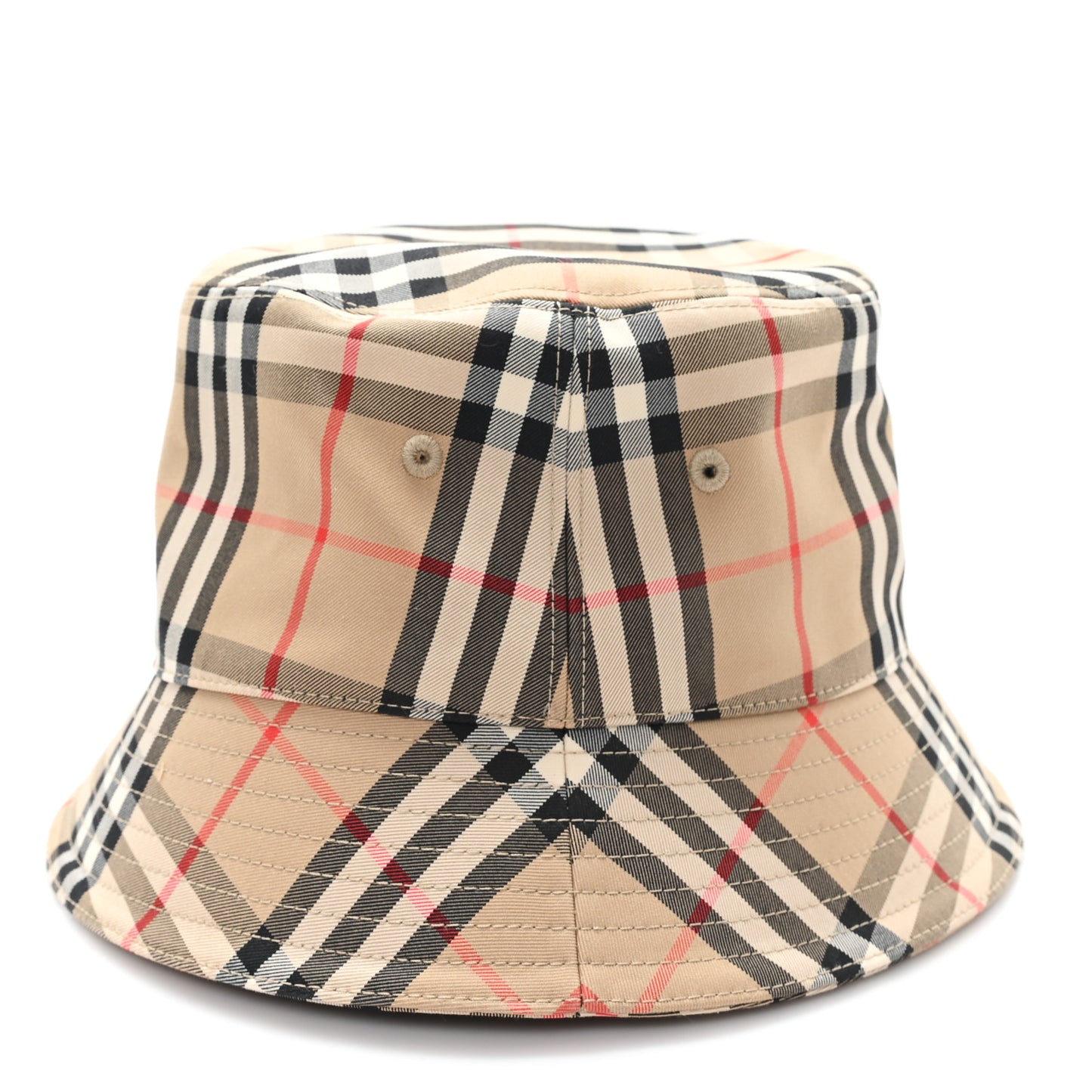 Technical Cotton Vintage Check Bucket Hat L Archive Beige