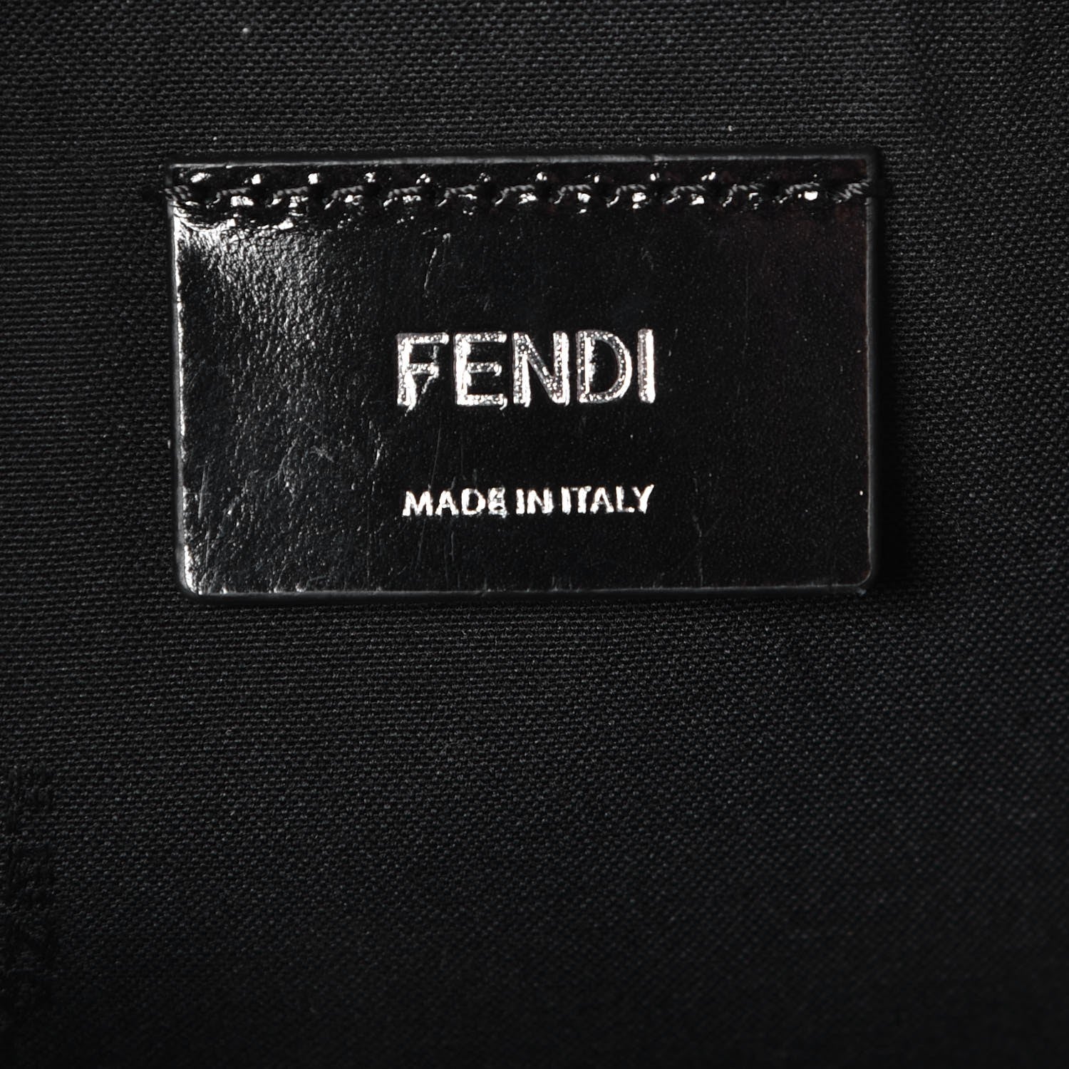 Fendi Calf Hair Vitello Dolce Leopard Print Large By The Way Boston Bag White Black Blue Cilegia 5 of 7