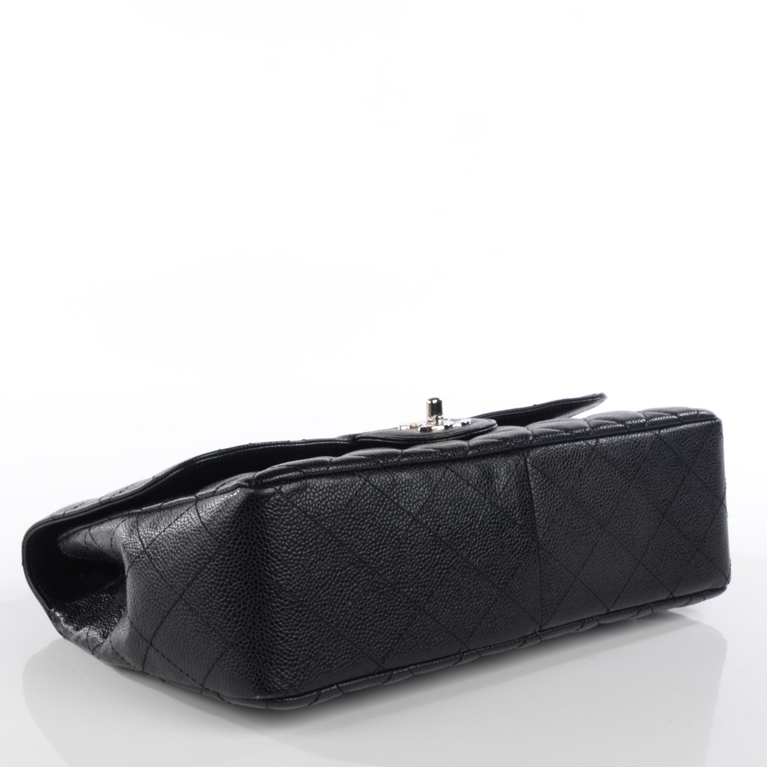 Chanel Caviar Quilted Jumbo Single Flap Black 4 of 8