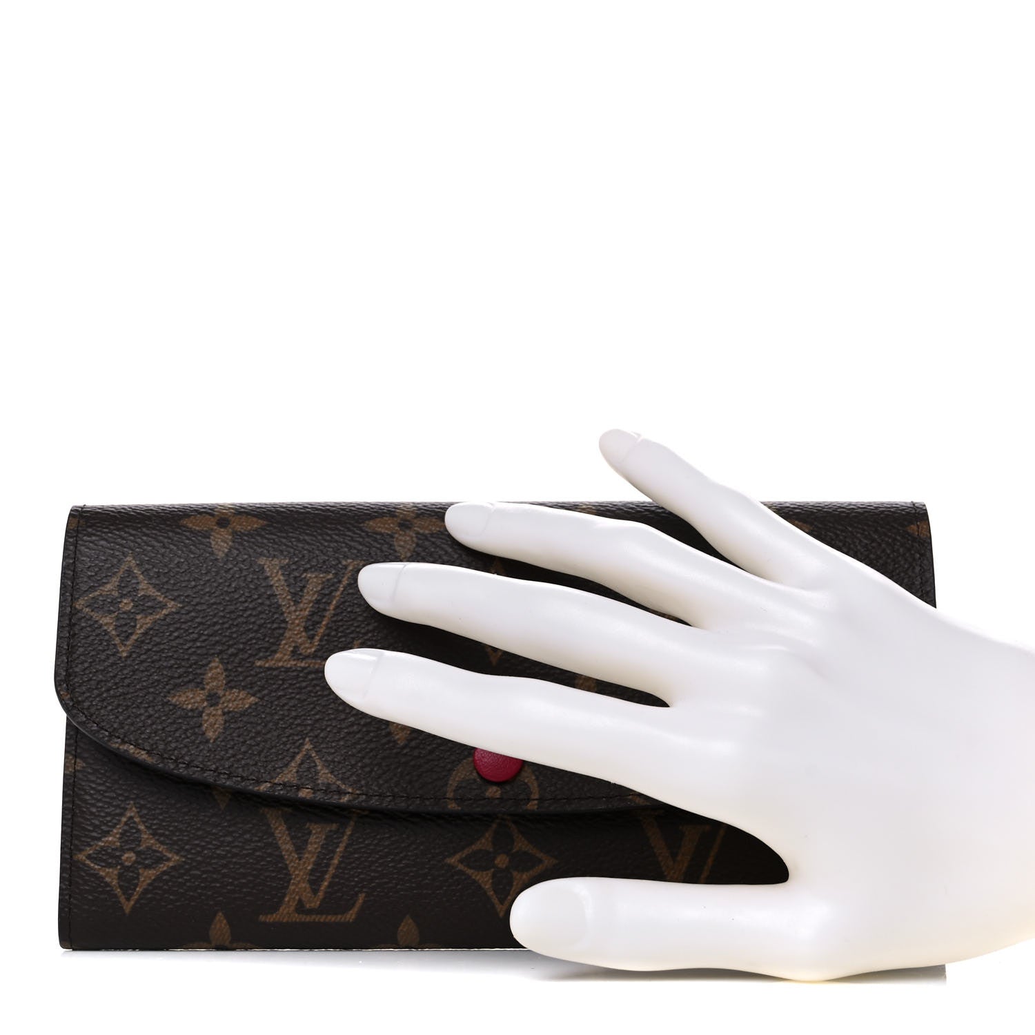 Louis Vuitton Monogram Emilie Wallet Fuchsia 2 of 10