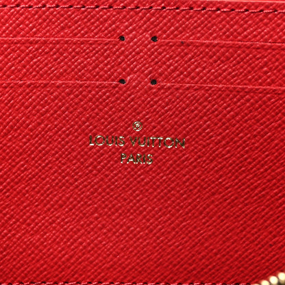Louis Vuitton Damier Ebene Clemence Wallet Cherry 6 of 6