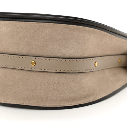 Chloe Calfskin Suede Medium Nile Bracelet Bag Motty Grey 9 of 9