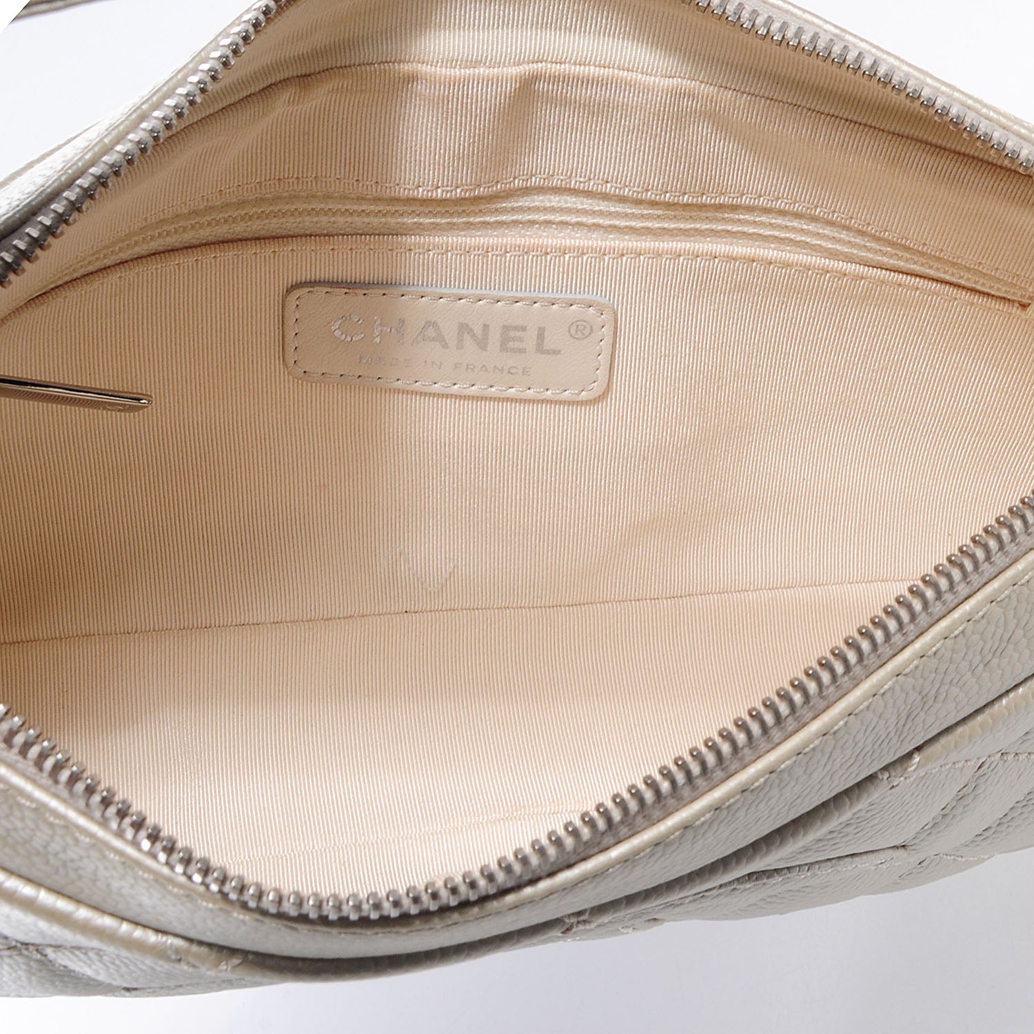 Chanel Caviar Quilted CC Small Shoulder Bag Pearl 5 of 7