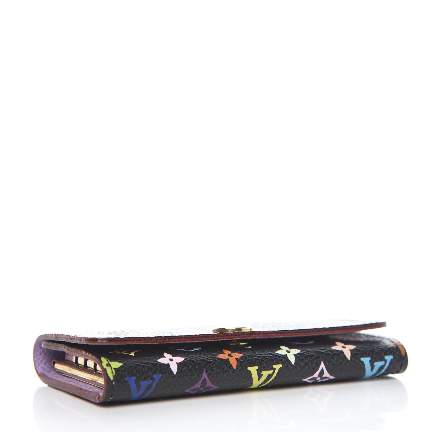 Louis Vuitton Monogram Multicolor Multicles 4 Key Holder Black Grenade 4 of 7