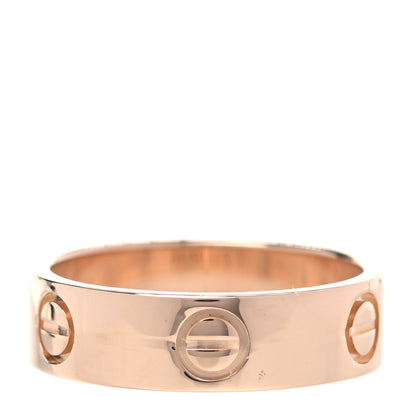 Cartier 18K Pink Gold 5.5mm LOVE Ring 54 6.75 3 of 6