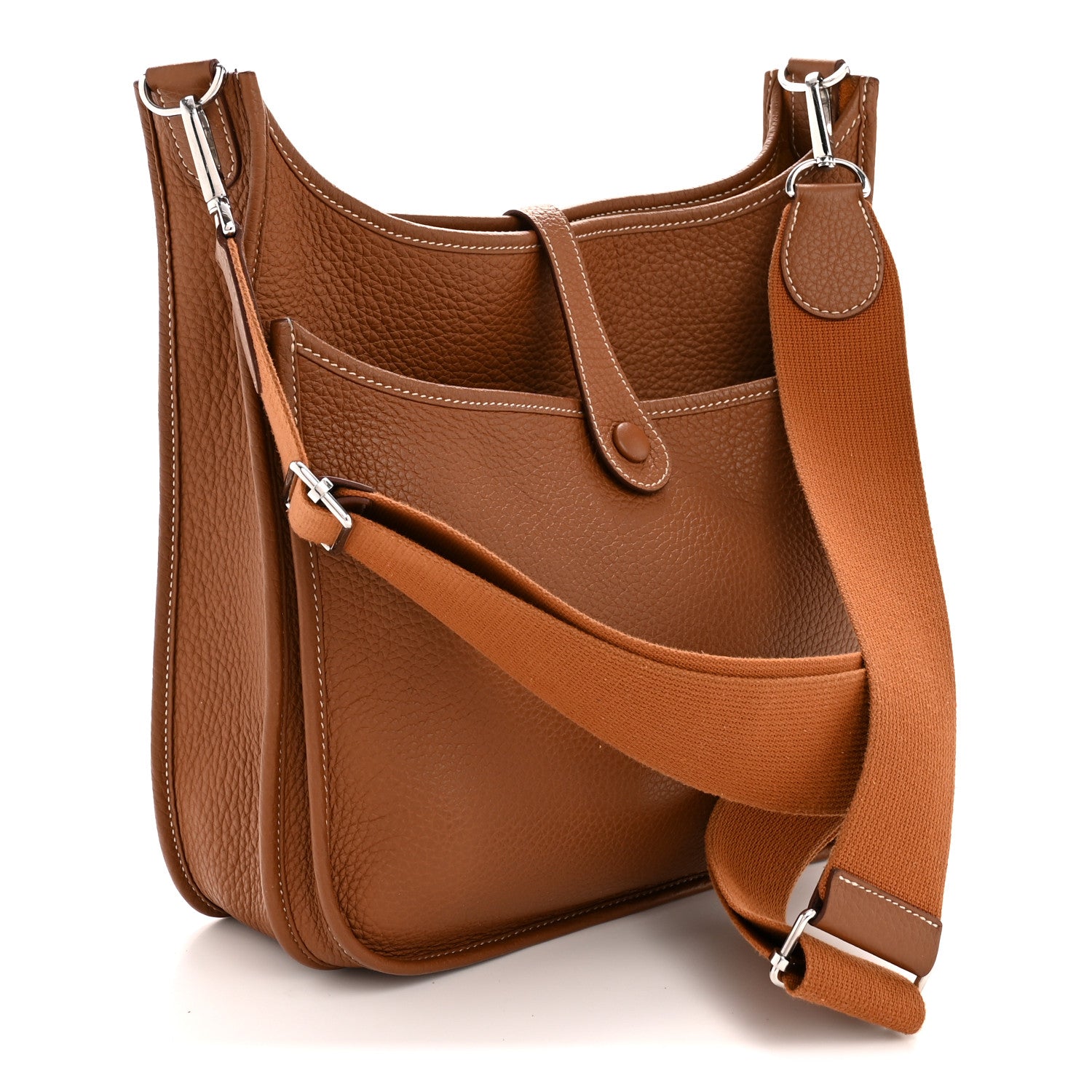 Hermes Taurillon Clemence Evelyne III PM Gold 3 of 12