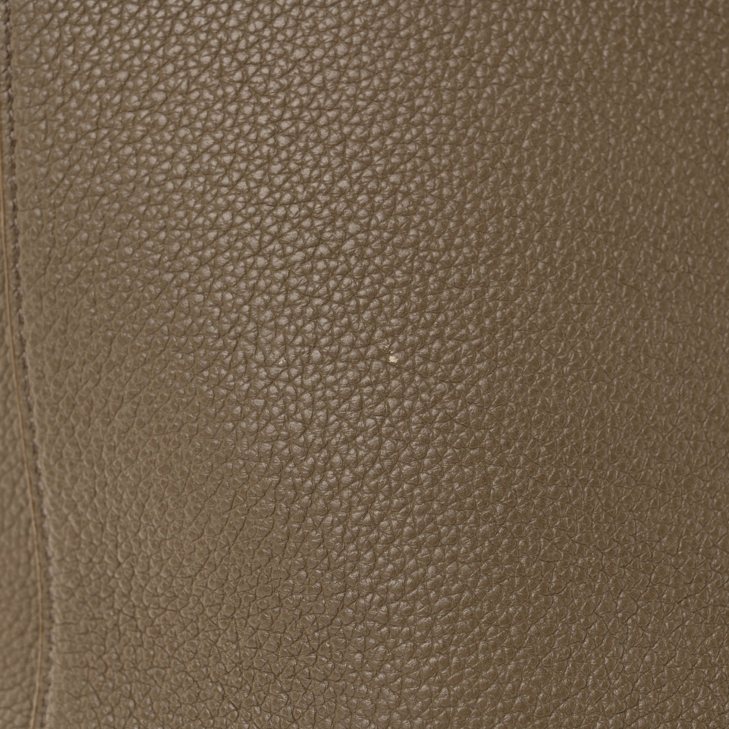 Soft Grained Calfskin Small Sangle Bucket Bag Taupe