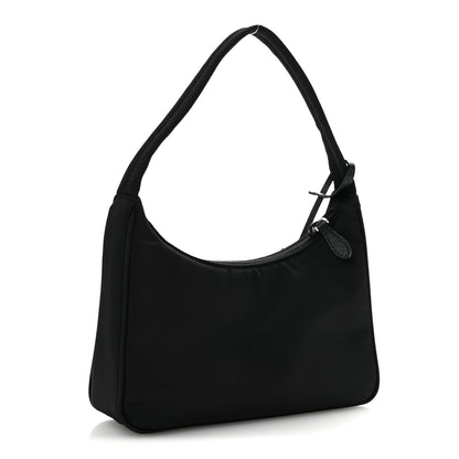 Prada Tessuto Nylon Mini Re-Edition 2000 Bag Black 3 of 11