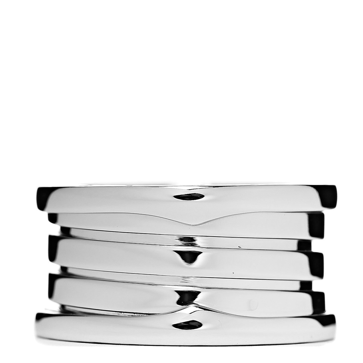 18K White Gold B.Zero1 Four-Band Ring 52 6