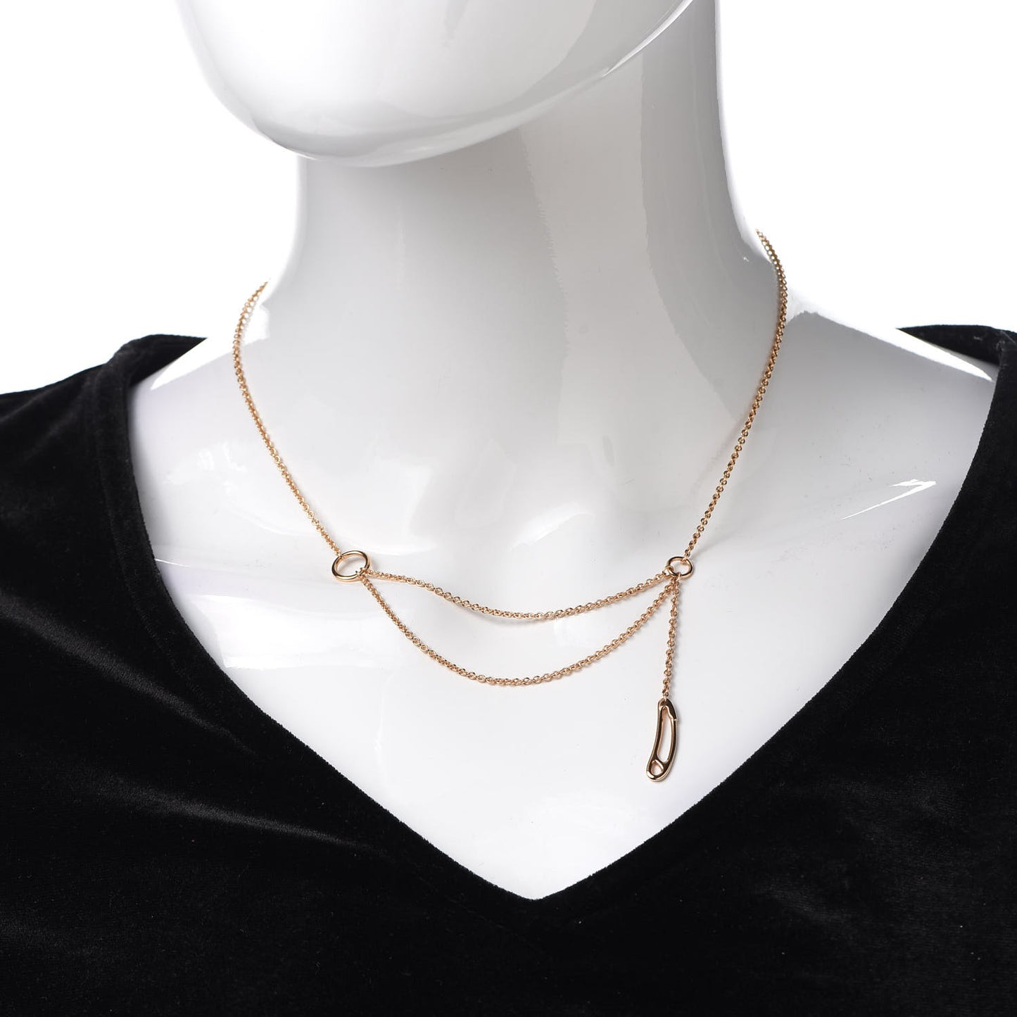 18K Rose Gold TPM Chaine d'Ancre Punk Necklace ST