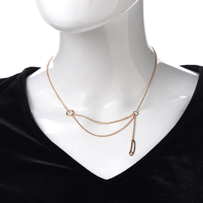 Hermes 18K Rose Gold TPM Chaine d'Ancre Punk Necklace ST 2 of 6