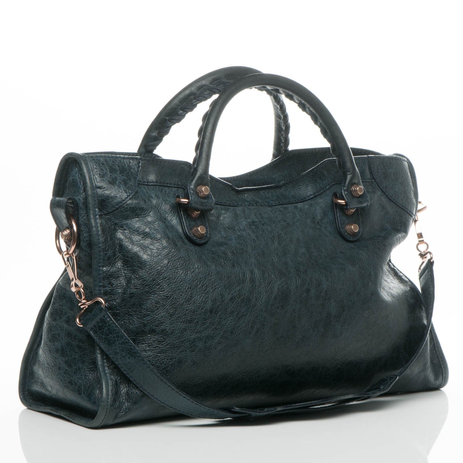 Balenciaga Agneau Giant 12 Rose Gold Hardware City Dark Night 3 of 7