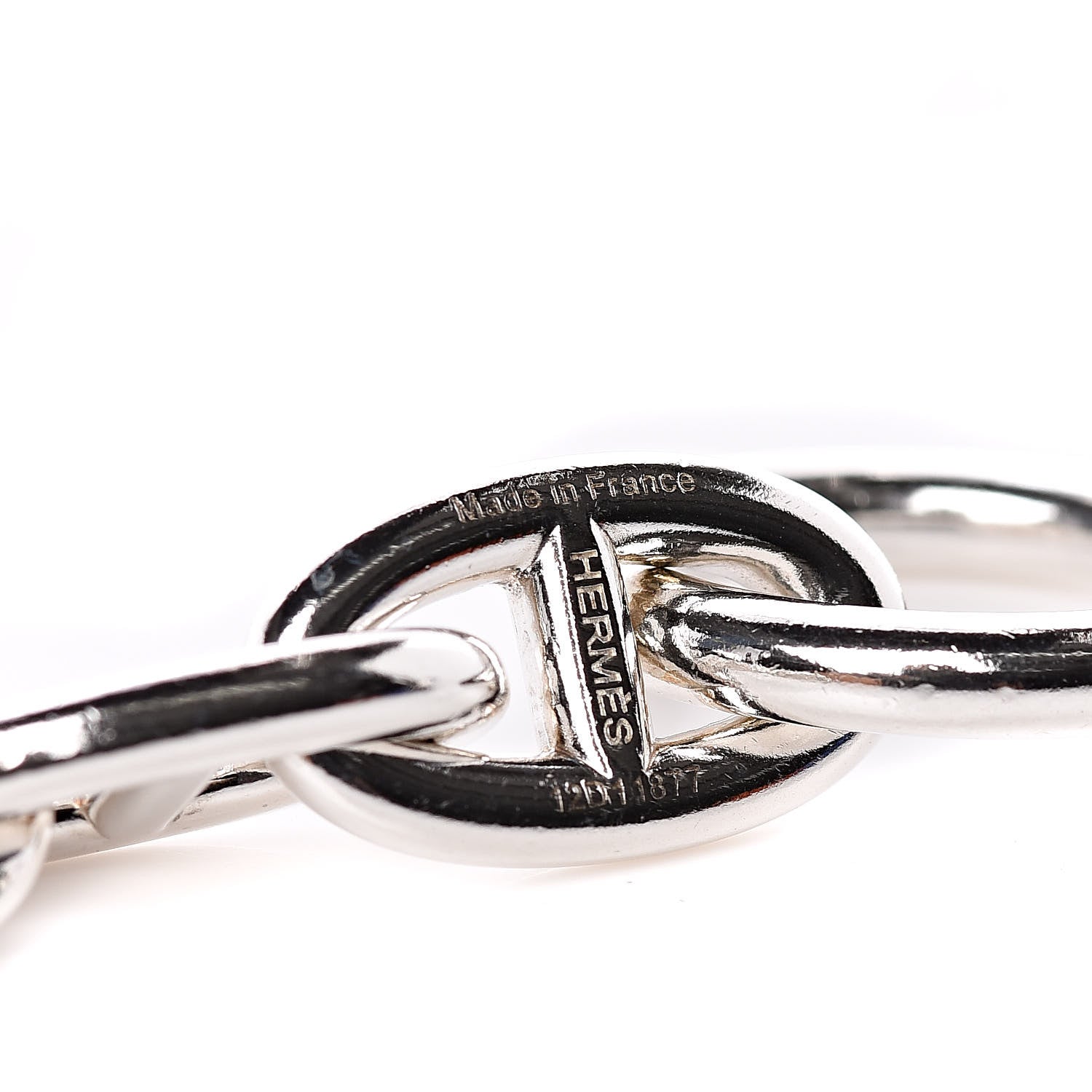 Hermes Sterling Silver GM Chaine D'Ancre Bracelet 4 of 5
