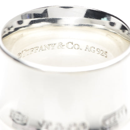 Tiffany Sterling Silver 1837 Wide Ring 53 6.5 4 of 4