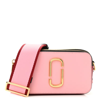 Marc Jacobs Saffiano Small Snapshot Camera Bag Multicolor Baby Pink 1 of 10