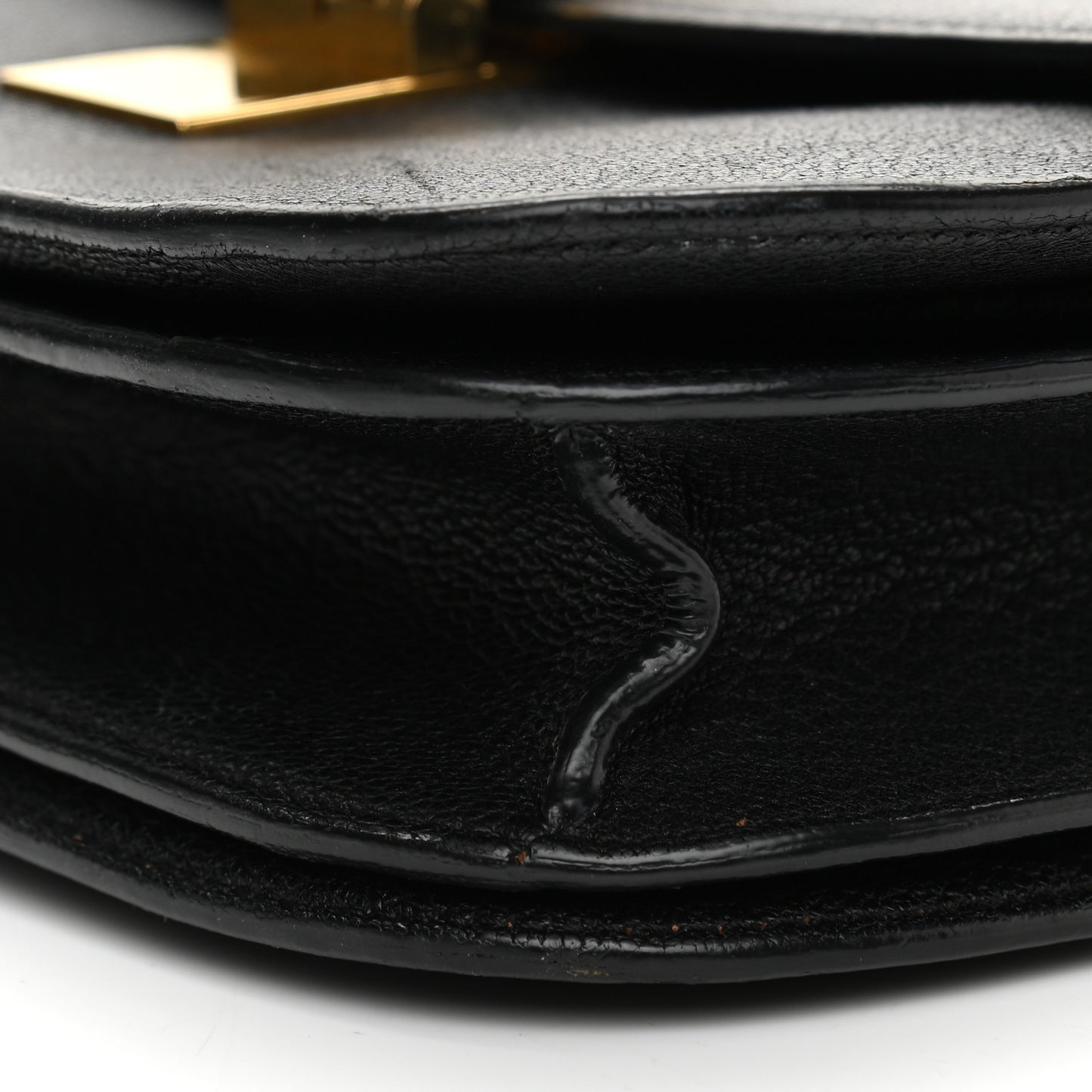 Goatskin Medium Classic Box Flap Bag Black