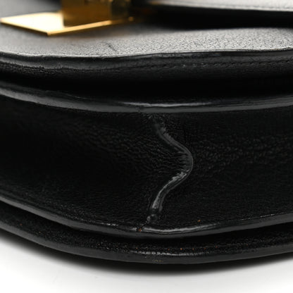 Celine Goatskin Medium Classic Box Flap Bag Black 6 of 13