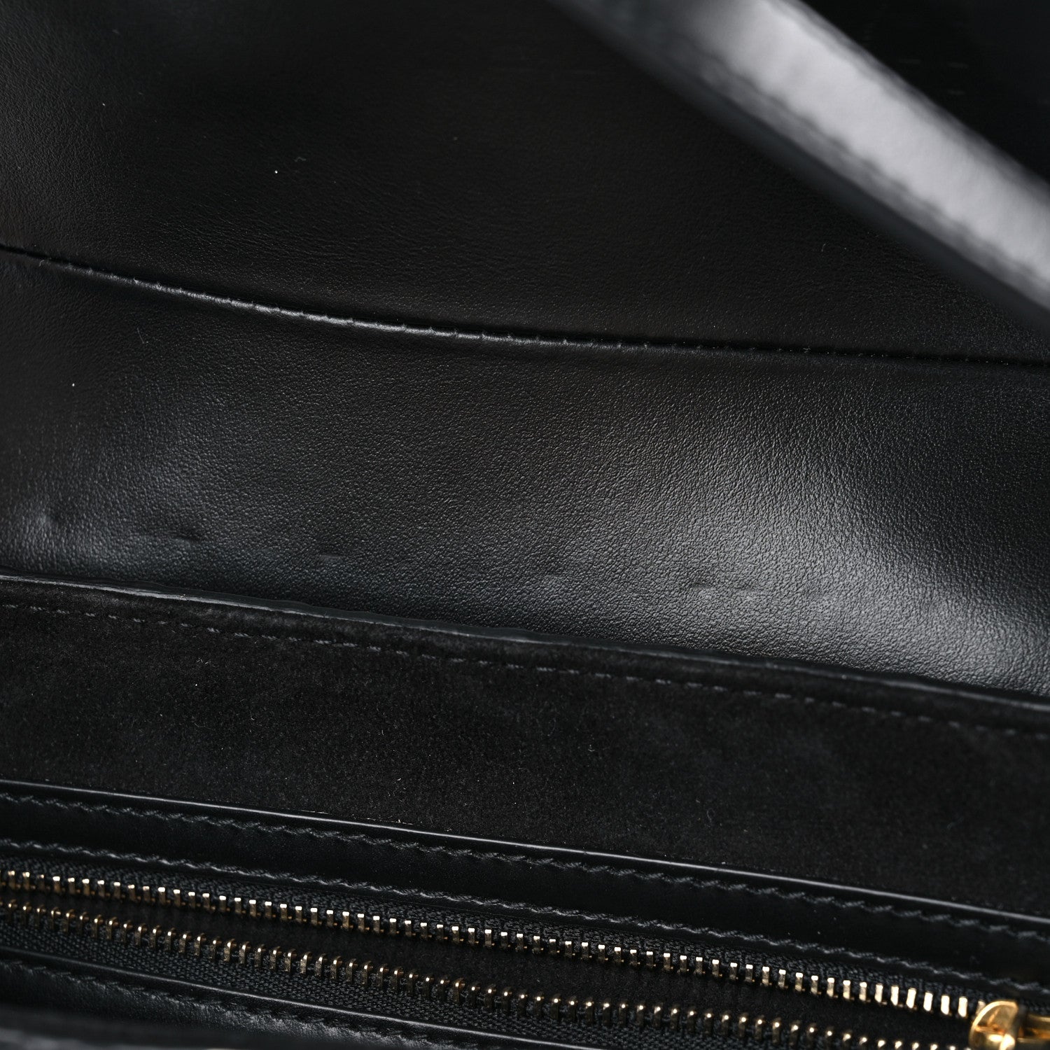 Christian Dior Calfskin Embossed Oblique Vibe Saddle Bag With Strap Black White 11 of 11