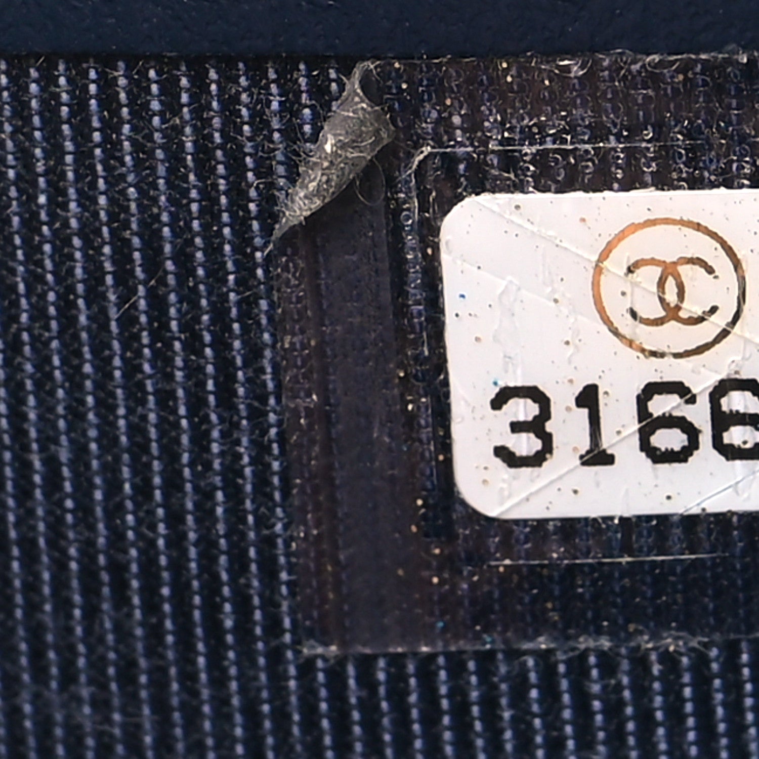Chanel Caviar Quilted Compact Flap Wallet Navy 8 of 8