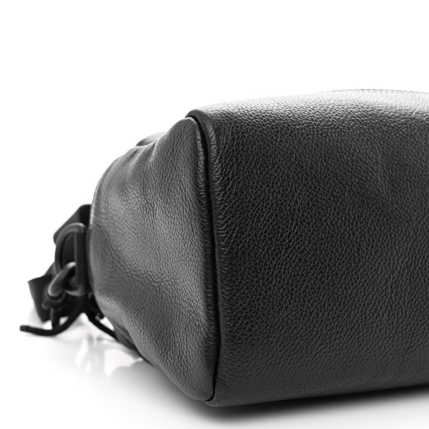 Calfskin Mens Explorer Small Duffle Bag Black