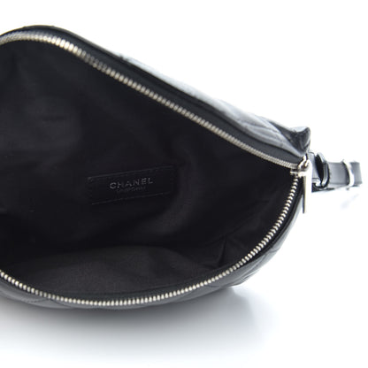 Chanel Calfskin Quilted Waist Belt Bag Black 5 of 9
