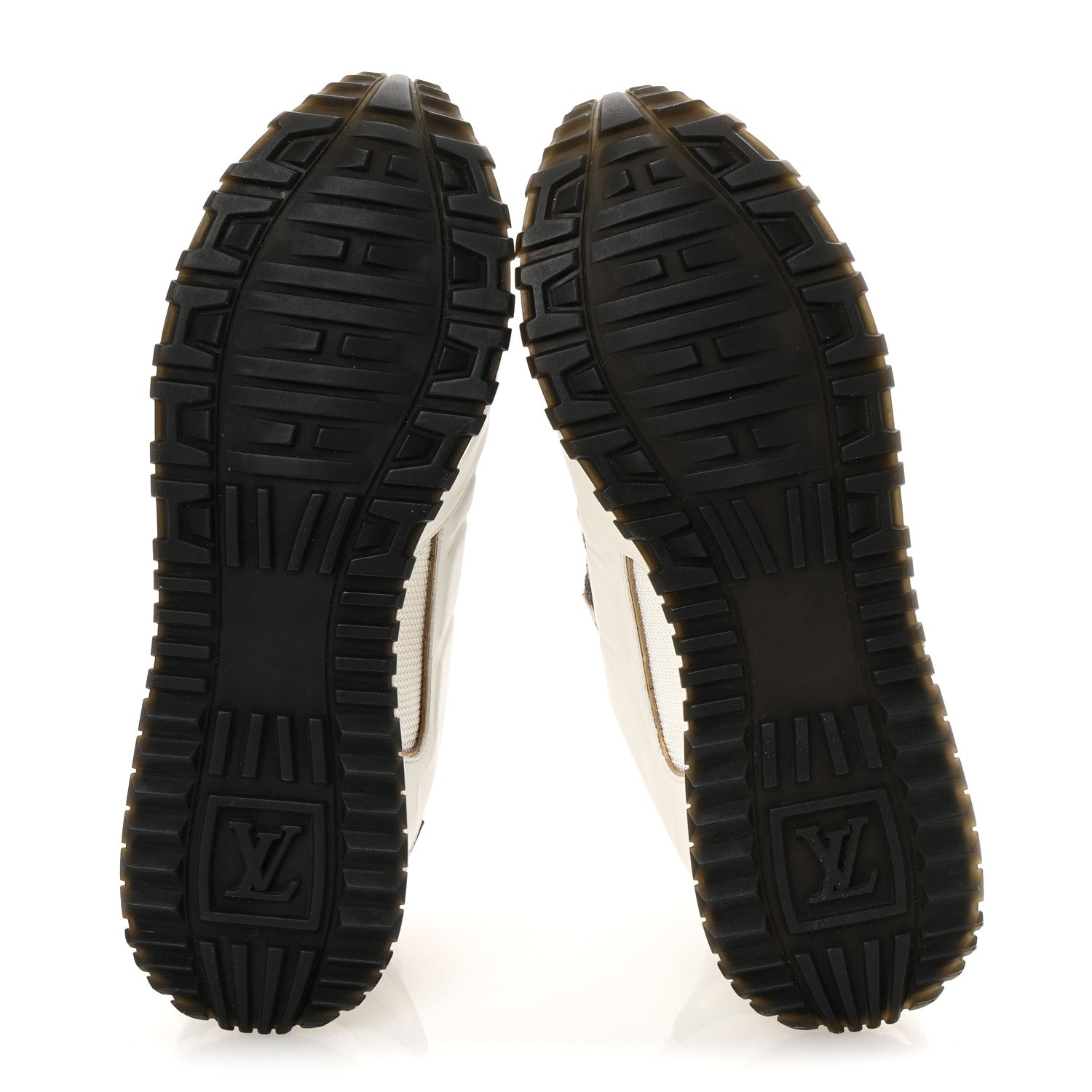 Louis Vuitton Calfskin Monogram Mesh Run Away Sneakers 37.5 White 6 of 10