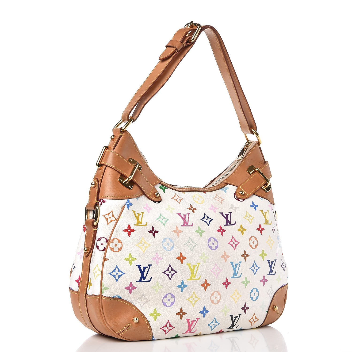 Louis Vuitton Monogram Multicolor Greta White 3 of 12