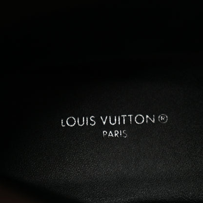 Louis Vuitton Calfskin Monogram Territory Flat Ranger Boots 39.5 Black 8 of 10
