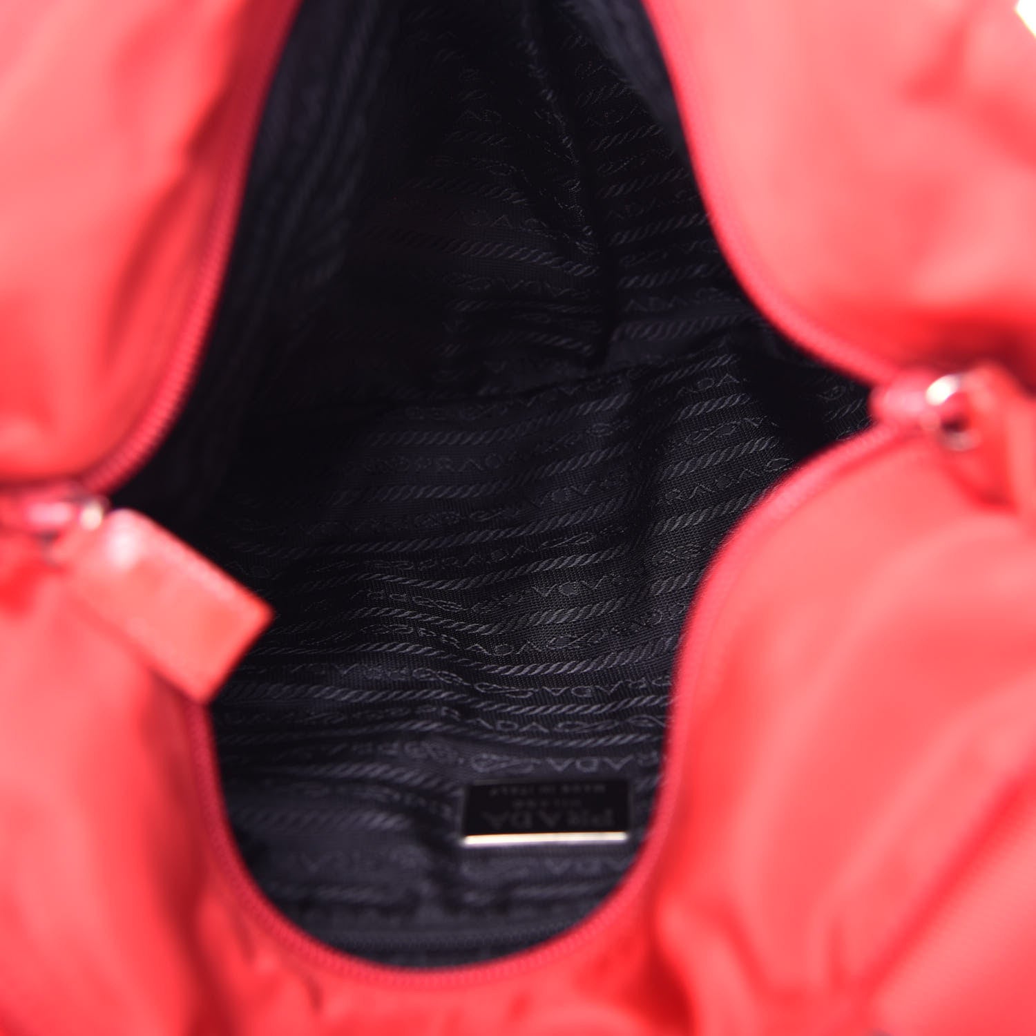 Prada Nylon Vela Tote Scarlatto 5 of 10