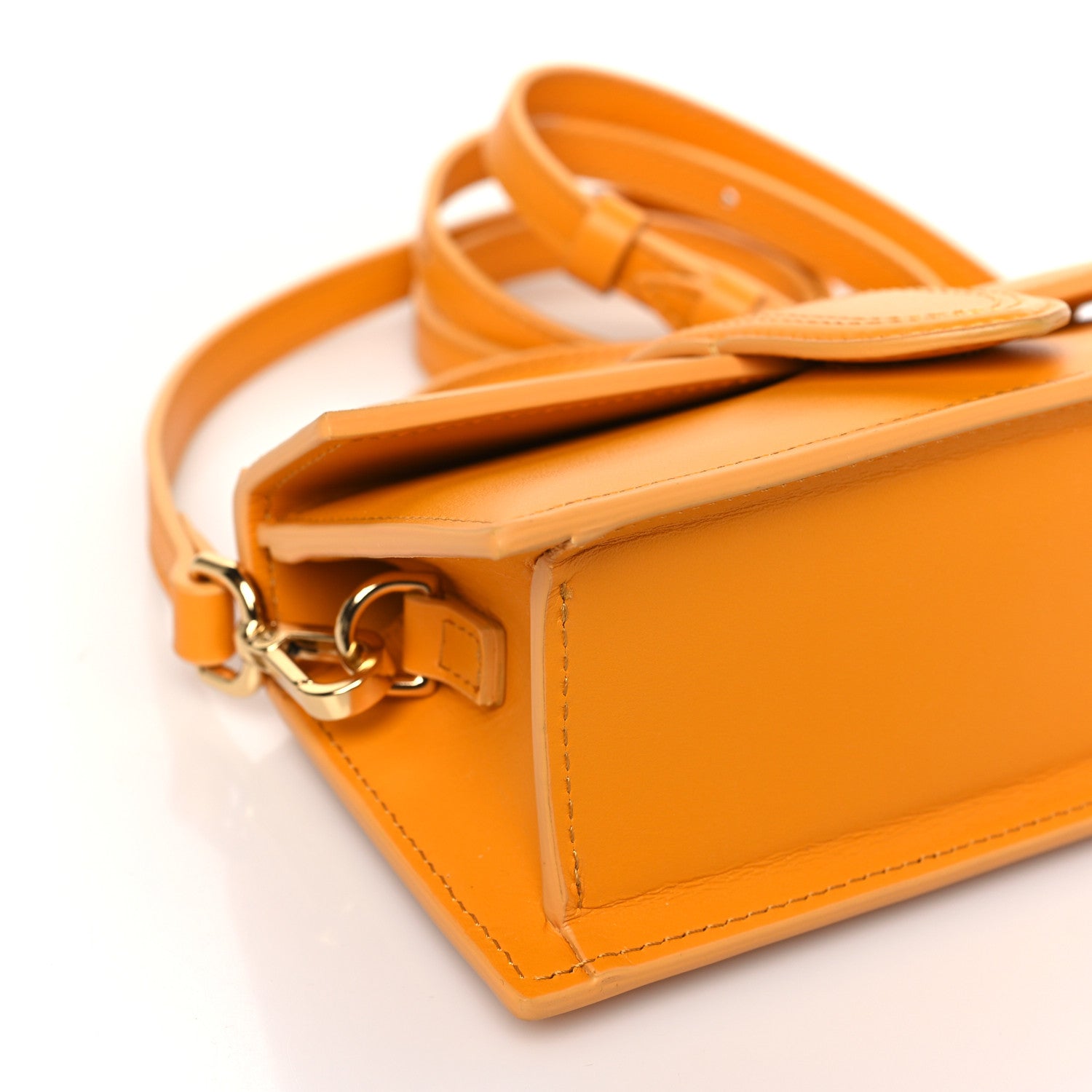 Jacquemus Smooth Calfskin Le Bambino Dark Orange 7 of 8