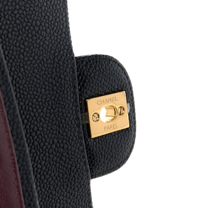 Chanel Caviar Quilted Medium Double Flap Black 7 of 12
