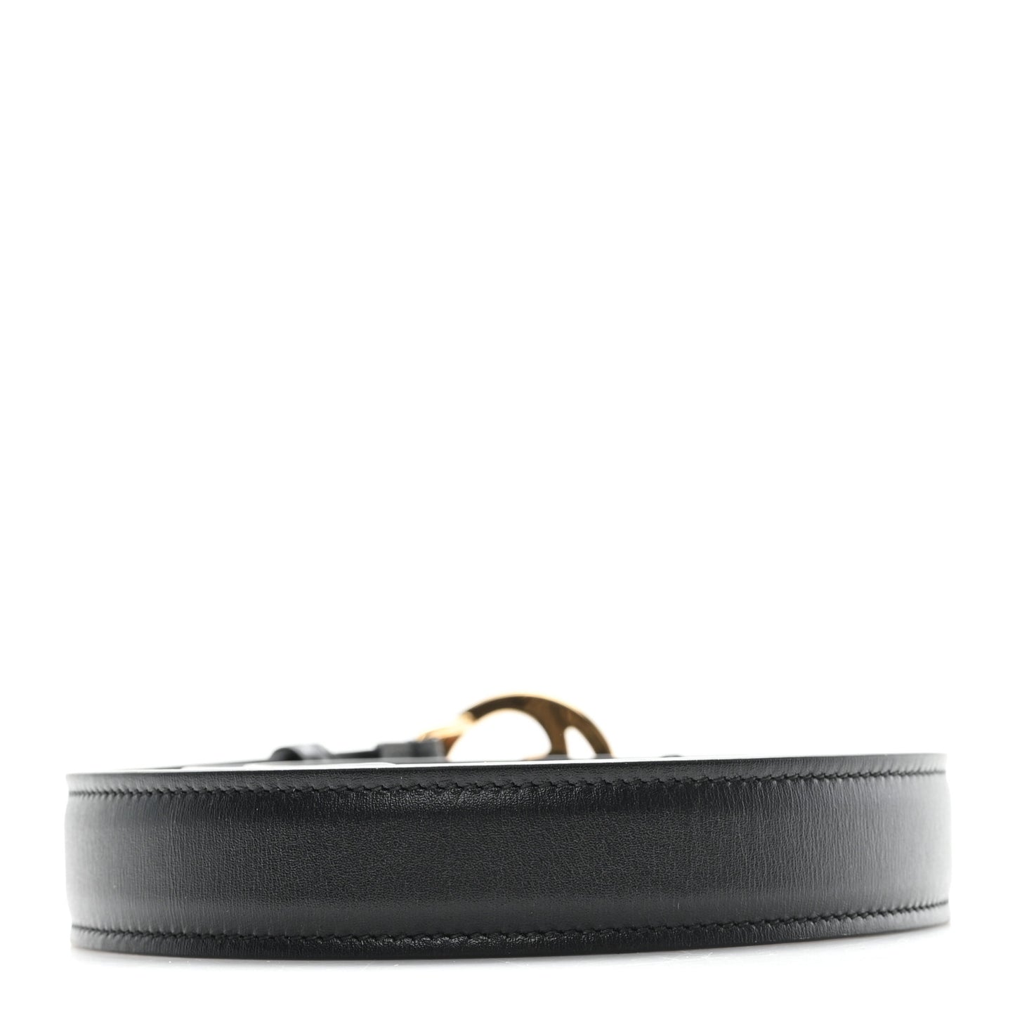 Ciny Lux Calfskin Blondie 30mm Belt 95 38 Black