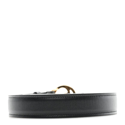 Gucci Ciny Lux Calfskin Blondie 30mm Belt 95 38 Black 2 of 4