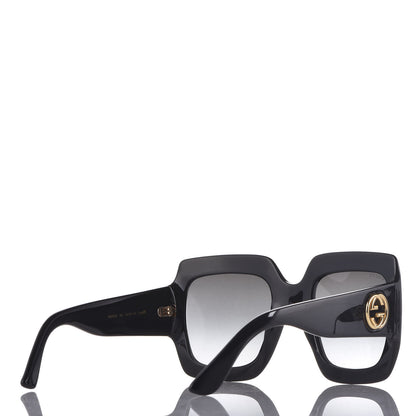 Gucci Acetate Square Frame Sunglasses GG0053S Black 4 of 10