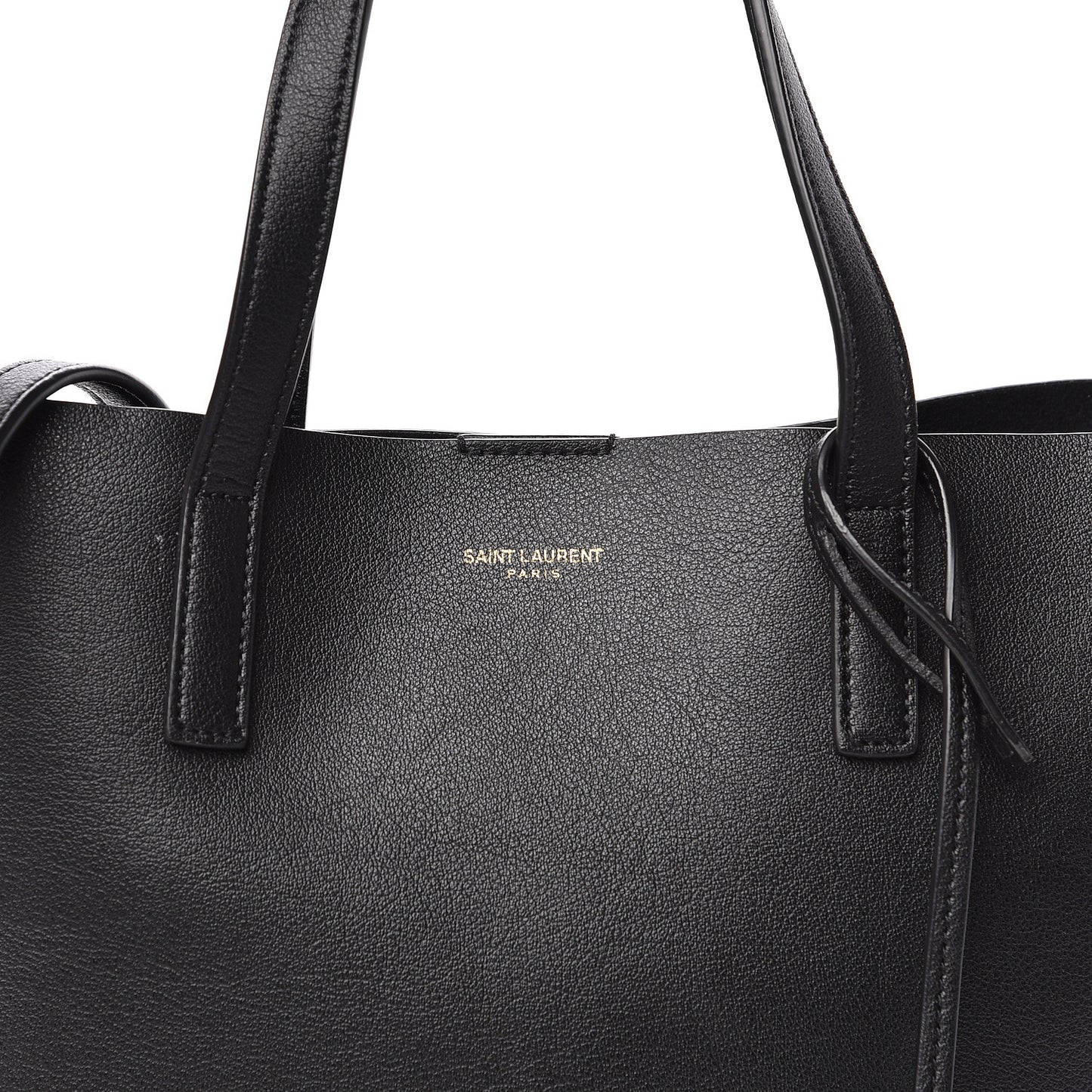 Calfskin Toy Shopping Tote Black