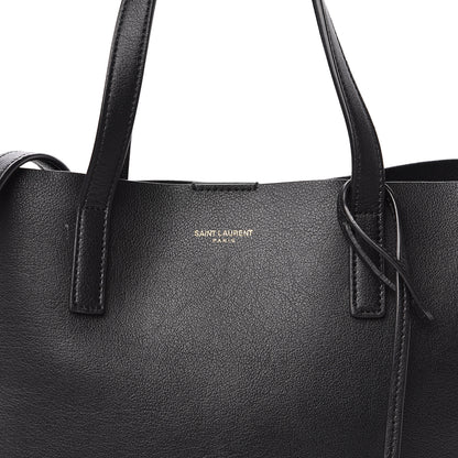 Saint Laurent Calfskin Toy Shopping Tote Black 10 of 10