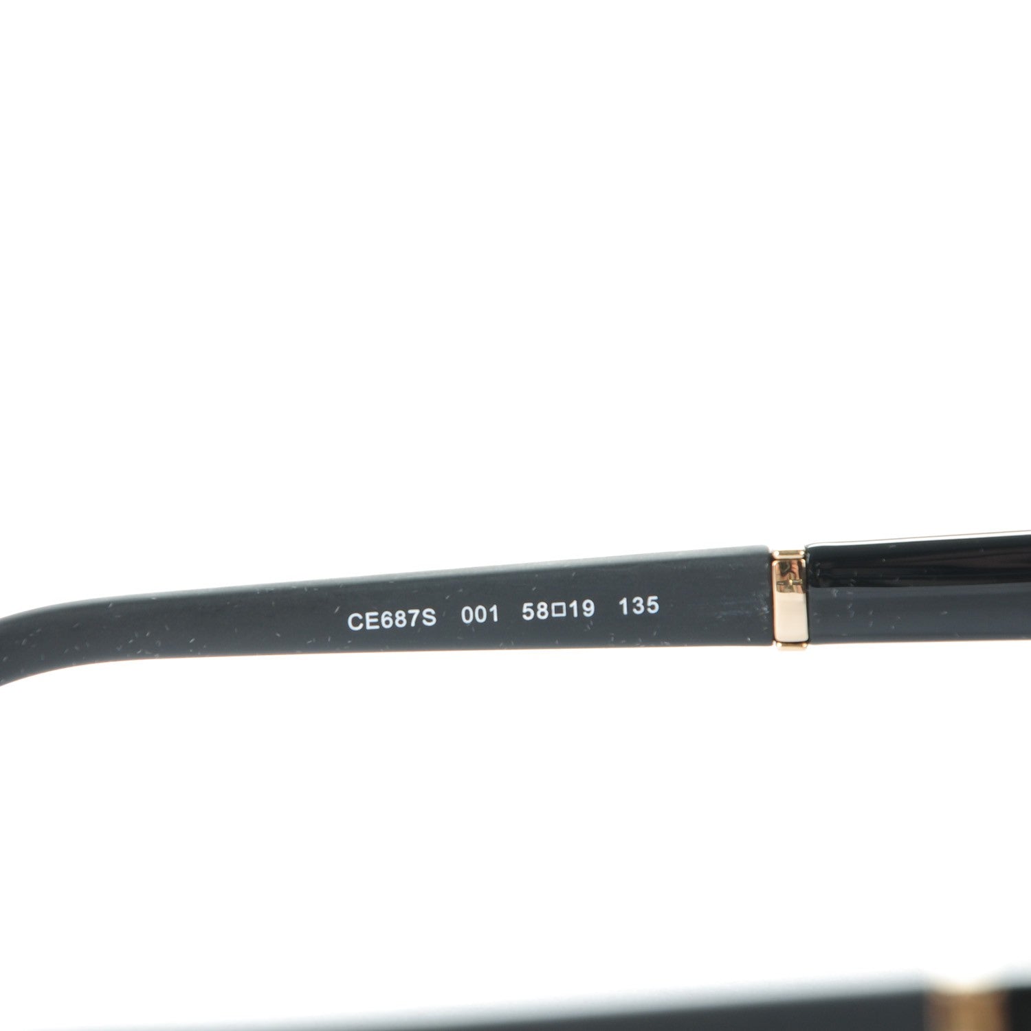 Chloe Oversized Round Sunglasses CE687S Black 4 of 5