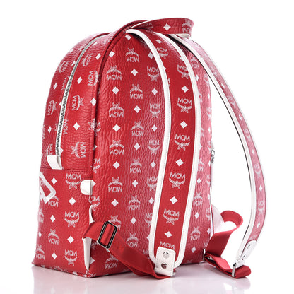 MCM Visetos Medium Stark Dietrich Laurel Backpack Red 3 of 8