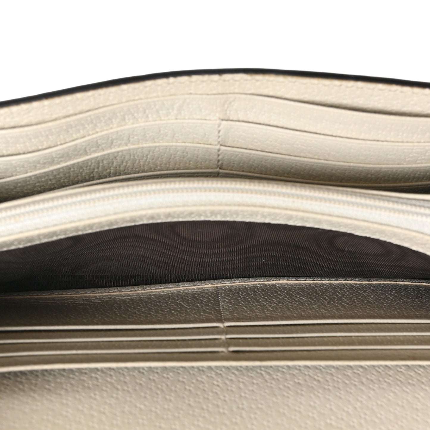GG Supreme Monogram Flora Web Ophidia Continental Wallet White