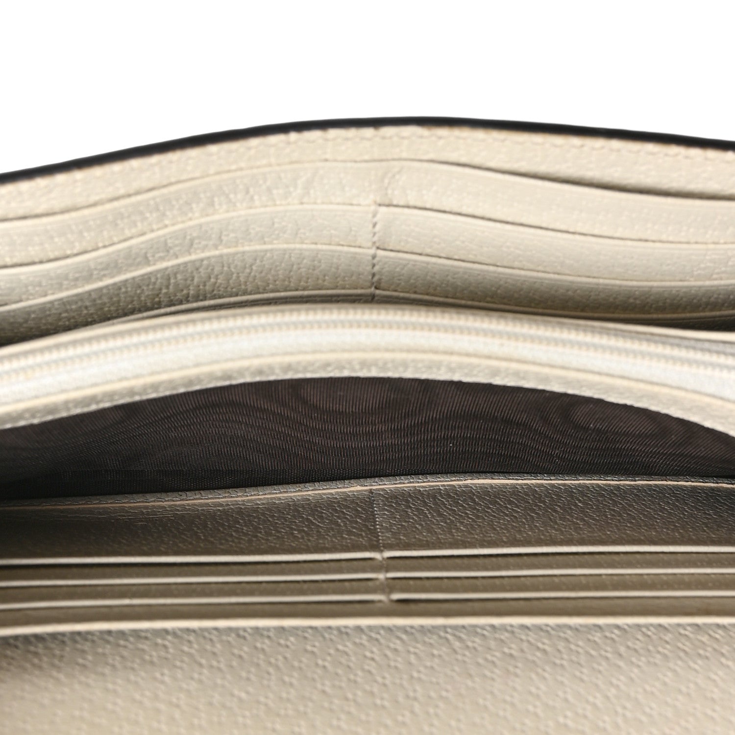 Gucci GG Supreme Monogram Flora Web Ophidia Continental Wallet White 5 of 9