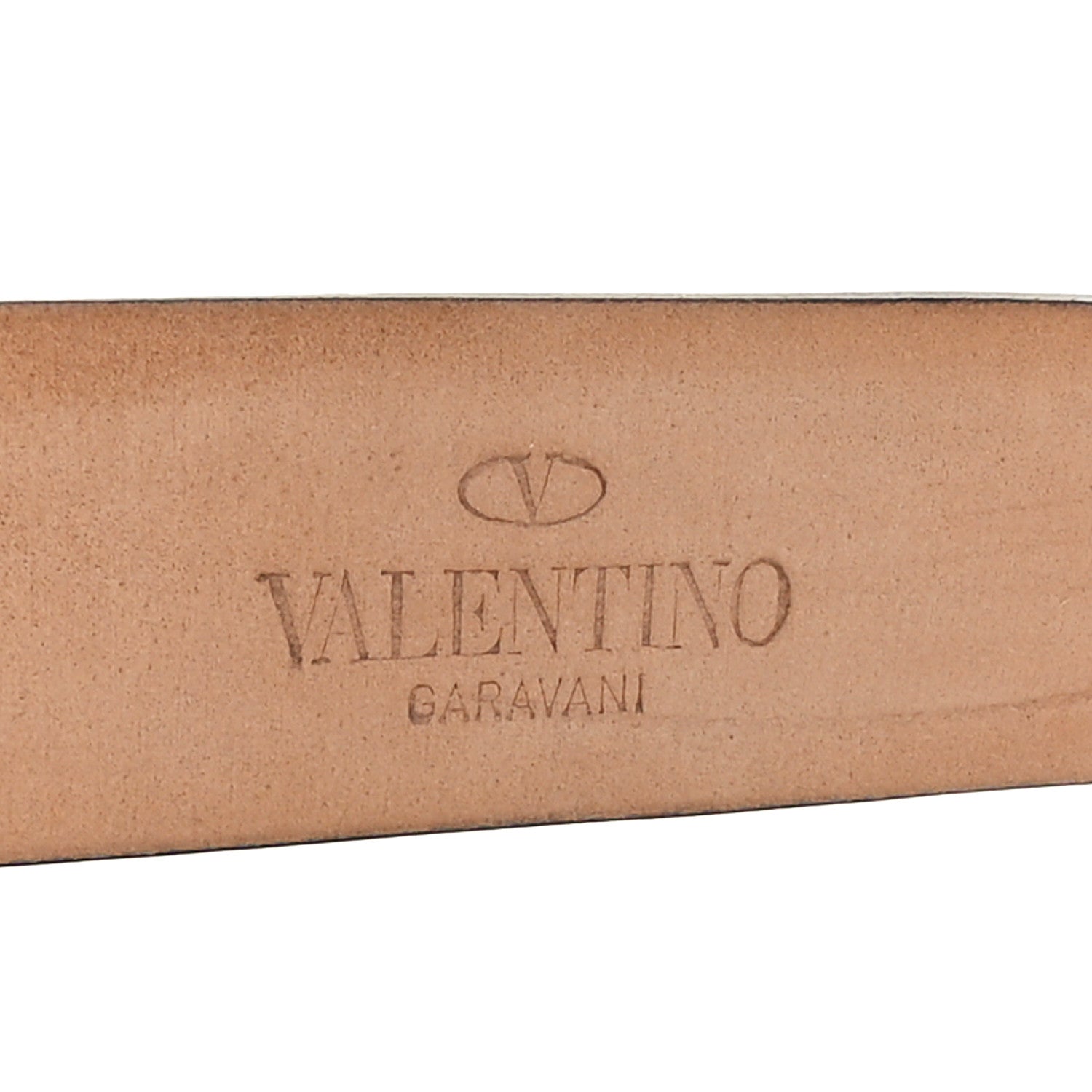 Valentino Garavani Calfskin VLogo Belt 85 34 Poudre 5 of 7