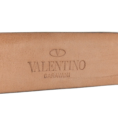 Valentino Garavani Calfskin VLogo Belt 85 34 Poudre 5 of 7