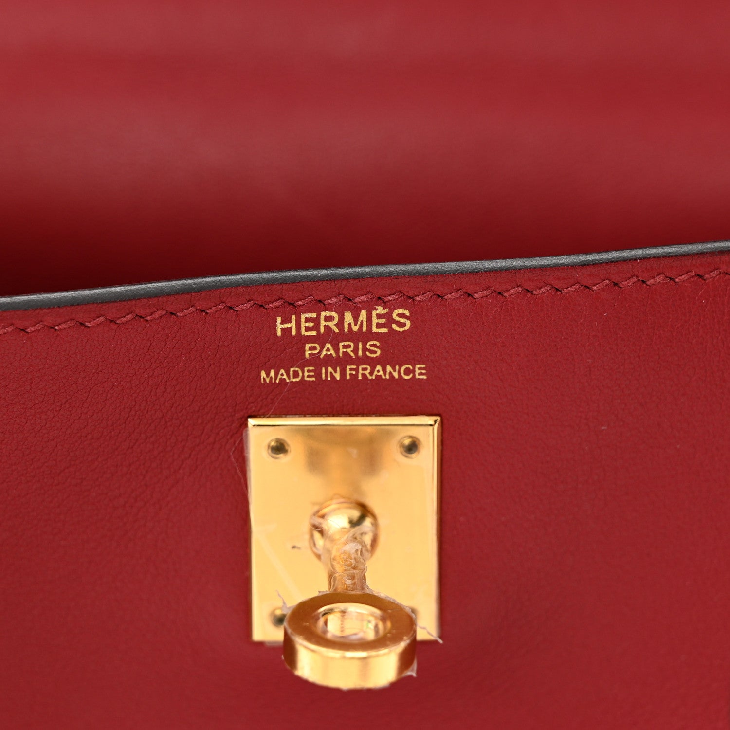 Hermes Swift Kelly Retourne 25 Rouge Grenat 6 of 11