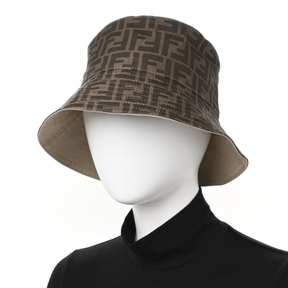 Fendi Technical Fabric FF Bucket Hat M Tobacco 2 of 10