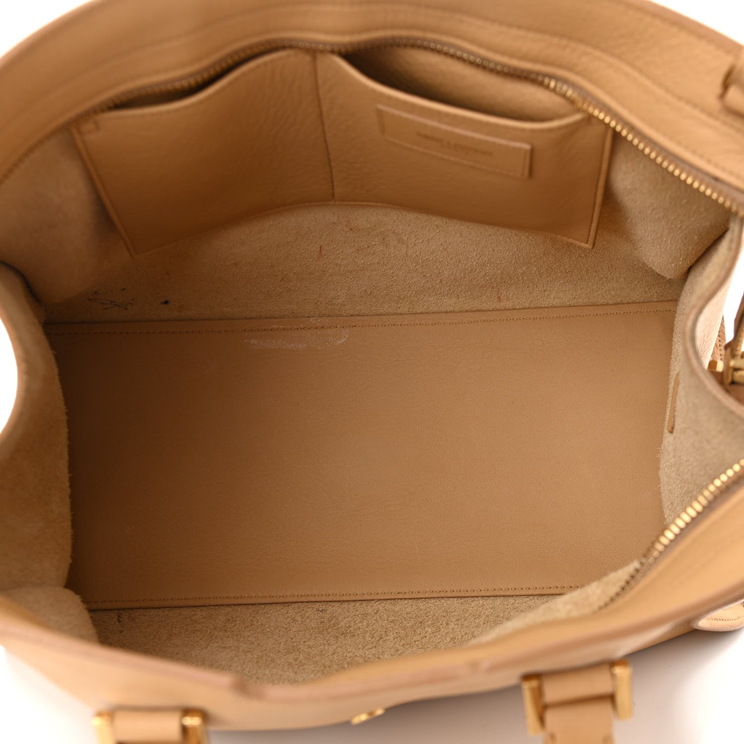 Saint Laurent Calfskin Small Classic Y Cabas Light Beige 4 of 11