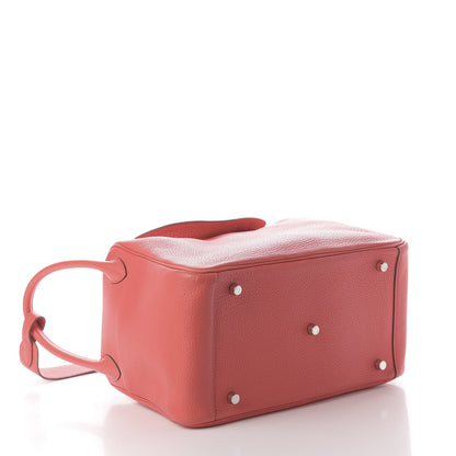 Hermes Taurillon Clemence Lindy 30 Rose Jaipur 5 of 10