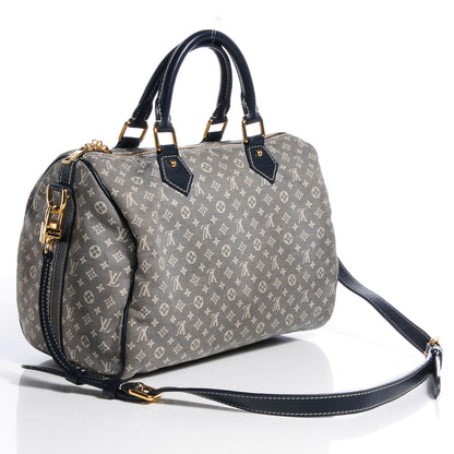 Louis Vuitton Monogram Idylle Speedy Bandouliere 30 Encre 3 of 7